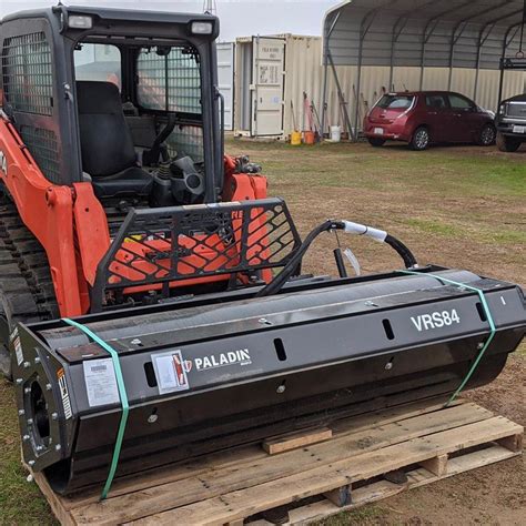 skid steer rock roller|bradco attachments for skid steer.